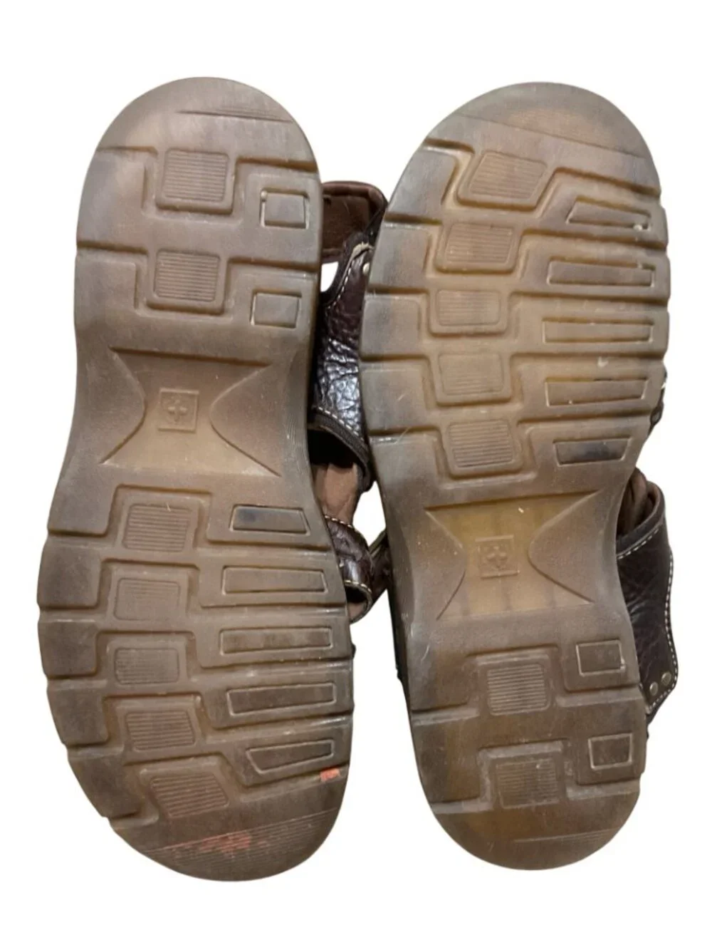 Y2K Dr Martens Brown Leather Fisherman Sandals 13 Adjustable Straps Buckles